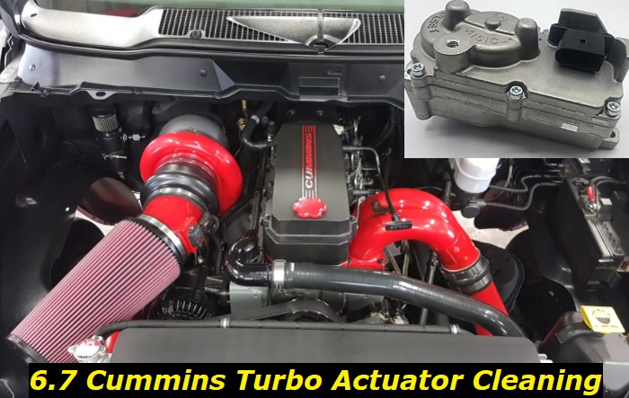 6-7 cummins turbo actuator cleaning
